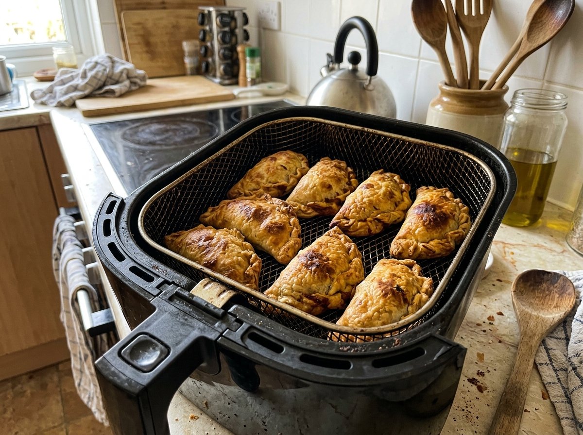 Reseña de empanadas sacada con celular